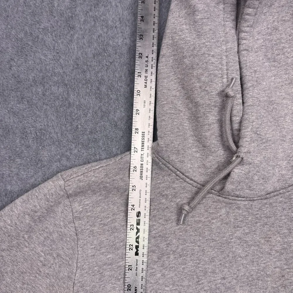 adidas originals gray hoodie trefoil primegreen mens medium